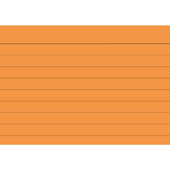 Preview: Brunnen Karteikarten A8 liniert 100 Stück orange