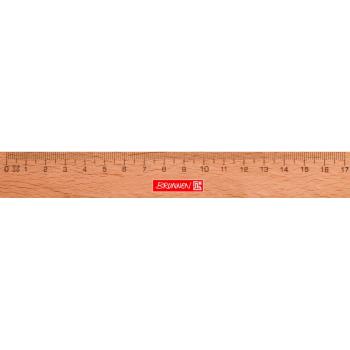 Brunnen Lineal 17cm Holz