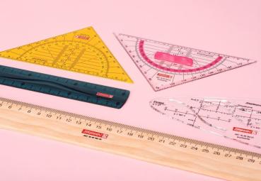Brunnen Lineal 30cm Holz