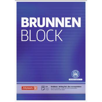 Brunnen Brunnenblock A4 Briefblock 50 Blatt liniert Lineatur 21