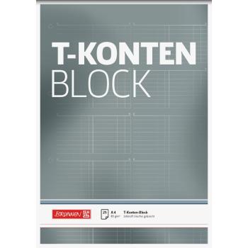 Brunnen T-Konten-Block A4 Standard 25 Blatt T-Konten