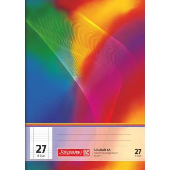 Brunnen Standard Schulheft 16 Blatt A5 Lineatur 27
