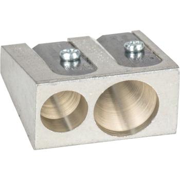 Brunnen Doppelspitzer Metall silber