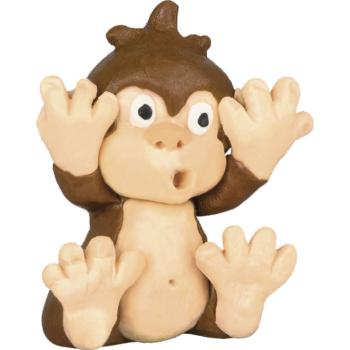 Preview: Brunnen Radiergummi lustige Affen 3D