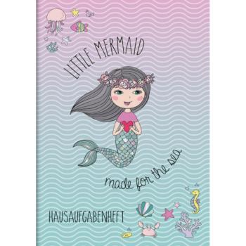 Brunnen Hausaufgabenheft pfiffig A5 Fantasy Little Mermaid