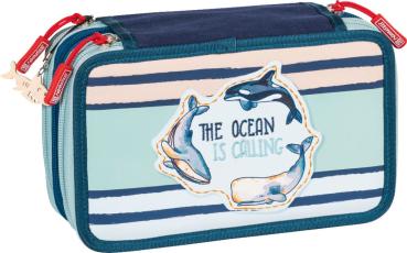 Preview: Brunnen Federmäppchen XL - Happy Ocean