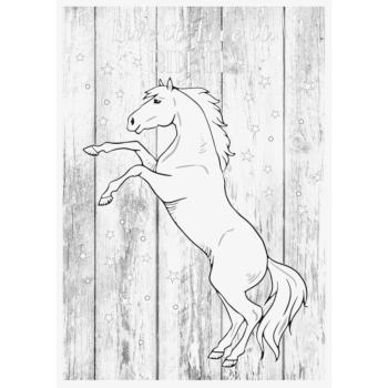 Preview: Brunnen Malblock A4 Ponylove