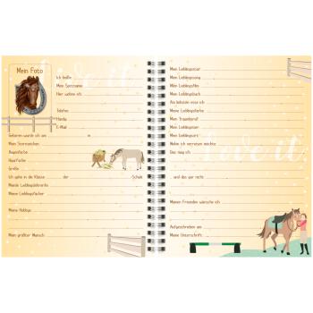 Preview: Brunnen Freundebuch Ponylove