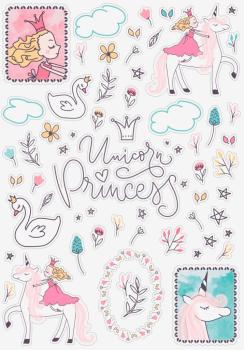 Preview: Brunnen Hausaufgabenheft pfiffig A5 Unicorn Princess