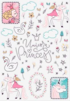 Brunnen Freundebuch Wire-O Unicorn Princess