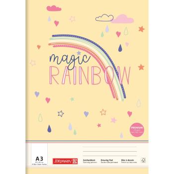 Brunnen Zeichenblock A3 Premium 150g 20Blatt Magic Rainbow