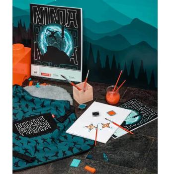 Preview: Brunnen Malblock A4 75 Blatt 100g Ninja Power