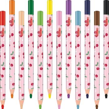 Brunnen Jumbo Buntstifte 12 Stück Pack Fruity Love