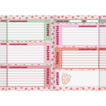 Preview: Brunnen Aufgabenheft A5 48 Blatt Fruity Love
