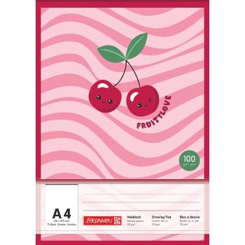 Brunnen Malblock A4 100g/m² 75 Blatt Fruity Love