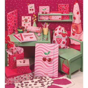 Brunnen Collegeblock A4 Student Premium 80 Blatt Lin.28 Fruity Love
