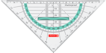 Brunnen Geometrie-Dreieck 16 cm Colour Code