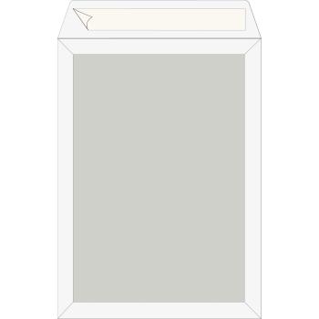 Preview: Brunnen 5 Stück Versandtasche B4 120g ohne Fenster mit Kartonrücken weiß