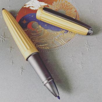 Preview: Diplomat Tintenroller Aero champagner