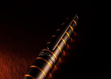 Preview: Diplomat Füllhalter Elox ring schwarz orange