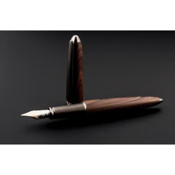 Diplomat Füllhalter Aero Black Forest 14KT