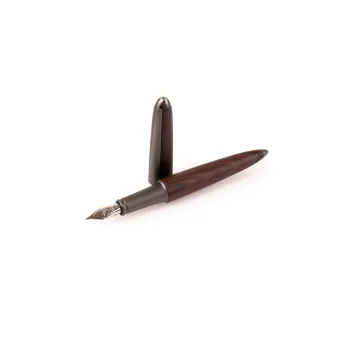 Preview: Diplomat Füllhalter Aero Black Forest 14KT