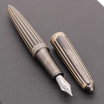 Diplomat Füllhalter Aero oxyd messing