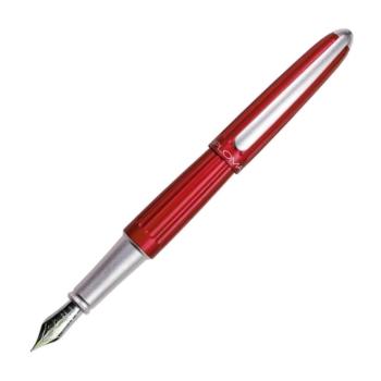 Diplomat Füllhalter Aero rot 14KT