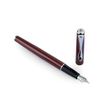 Preview: Diplomat Füllhalter Traveller dark red