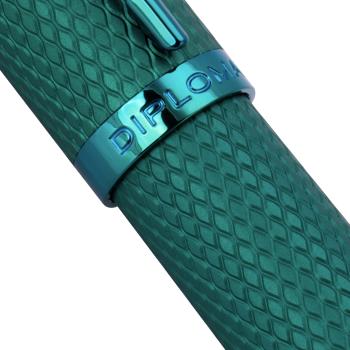 Diplomat Füllhalter "Viper" grün guillochiert F/M