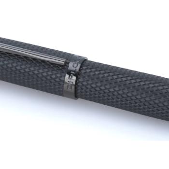 Diplomat Tintenroller Viper schwarz guillochiert