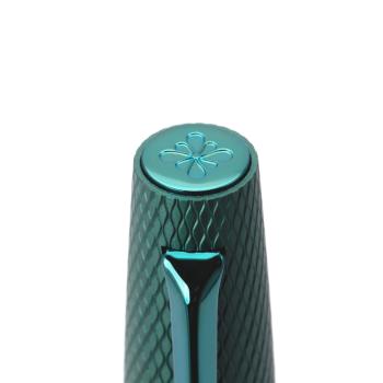 Diplomat Tintenroller Viper grün guillochiert