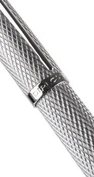 Diplomat Tintenroller Viper silber guillochiert