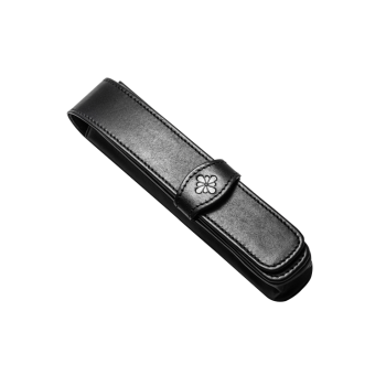 Diplomat Lederetui für 1 Schreibgerät schwarz