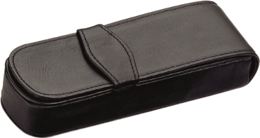 Diplomat Lederetui für 4 Schreibgeräte schwarz