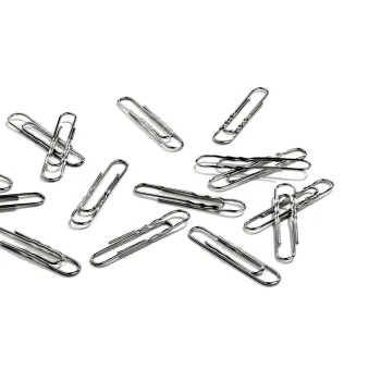 Preview: Durable Aktenklammer 50mm 100 Stück rund gewellt verzinkt