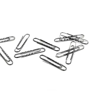 Preview: Durable Aktenklammer 77mm 100 Stück rund gewellt verzinkt