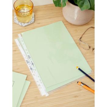 Durable 50 Stück Prospekthülle A4 PP Premium oben offen glasklar