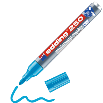 Preview: Edding 250 Whiteboard Marker - hellblau