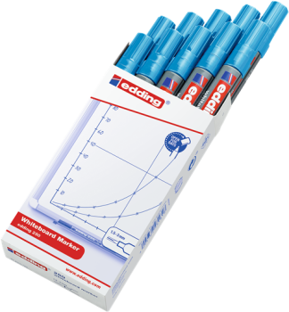 Preview: Edding 250 Whiteboard Marker - hellblau