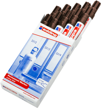 Preview: Edding 3000 Permanent Marker - dunkelbraun