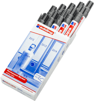 Preview: Edding 3000 Permanent Marker - grau