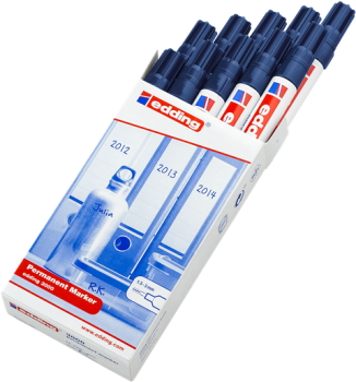 Preview: Edding 3000 Permanent Marker - stahlblau