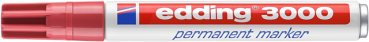 Edding 3000 Permanent Marker - karminrot