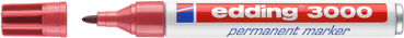 Preview: Edding 3000 Permanent Marker - karminrot