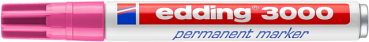 Edding 3000 Permanent Marker - rosa