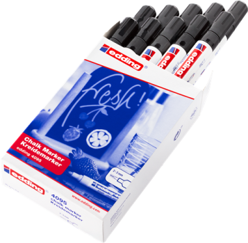Edding 4095 Kreidemarker - schwarz