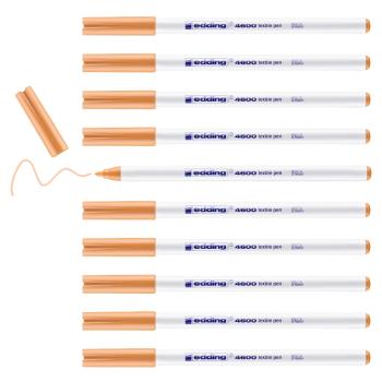 Preview: Edding 4600 Textilstift hellorange