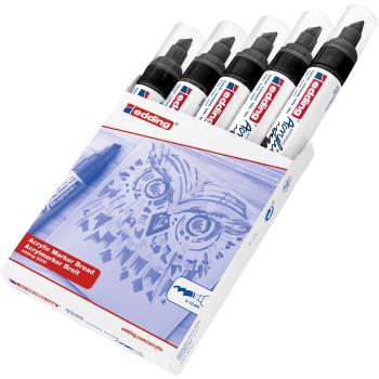 Edding 5000 Acrylmarker breit schwarz