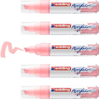 Preview: Edding 5000 Acrylmarker breit edel mauve